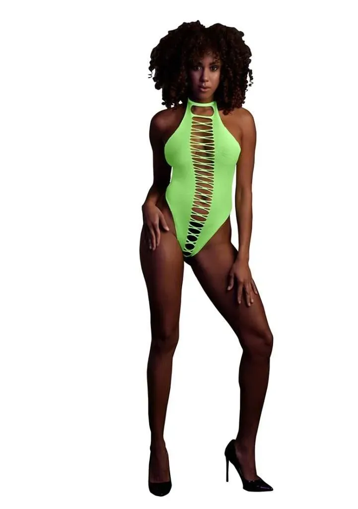 High-Cut Body - One Size - Neon Green