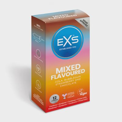 EXS Mixed Flavored  Condoms  12 Stuks