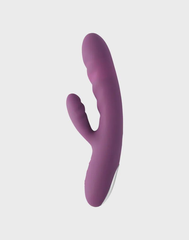 SVAKOM Avery Thrusting Rabbit Vibrator Paars