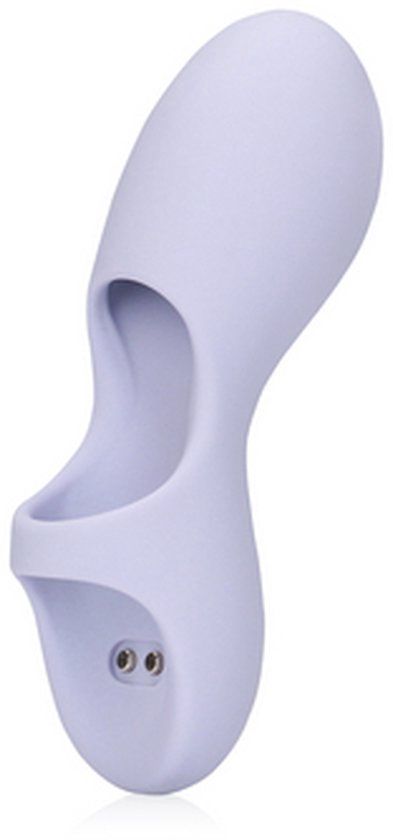 Siliconen Vinger Vibrator Lavendel