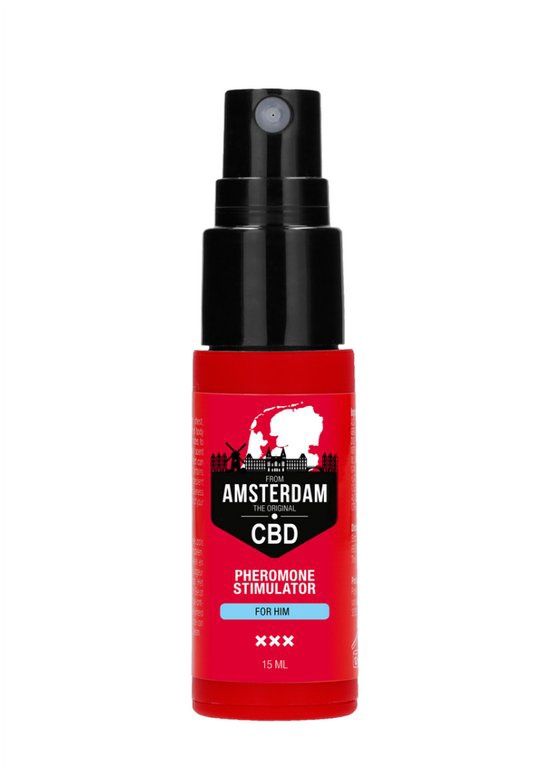 Originele CBD Amsterdam Feromoonstimulator voor Hem  0.5 fl oz / 15 ml