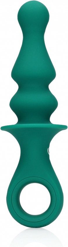 Pionvormige anale vibrator pauw pluim