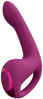 Riko - Drievoudige Motor Thumper met Geavanceerde Vingerbeweging &amp; Pulsgolf Stimulator  Roze