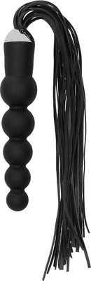 Whip with Curved Silicone Dildo