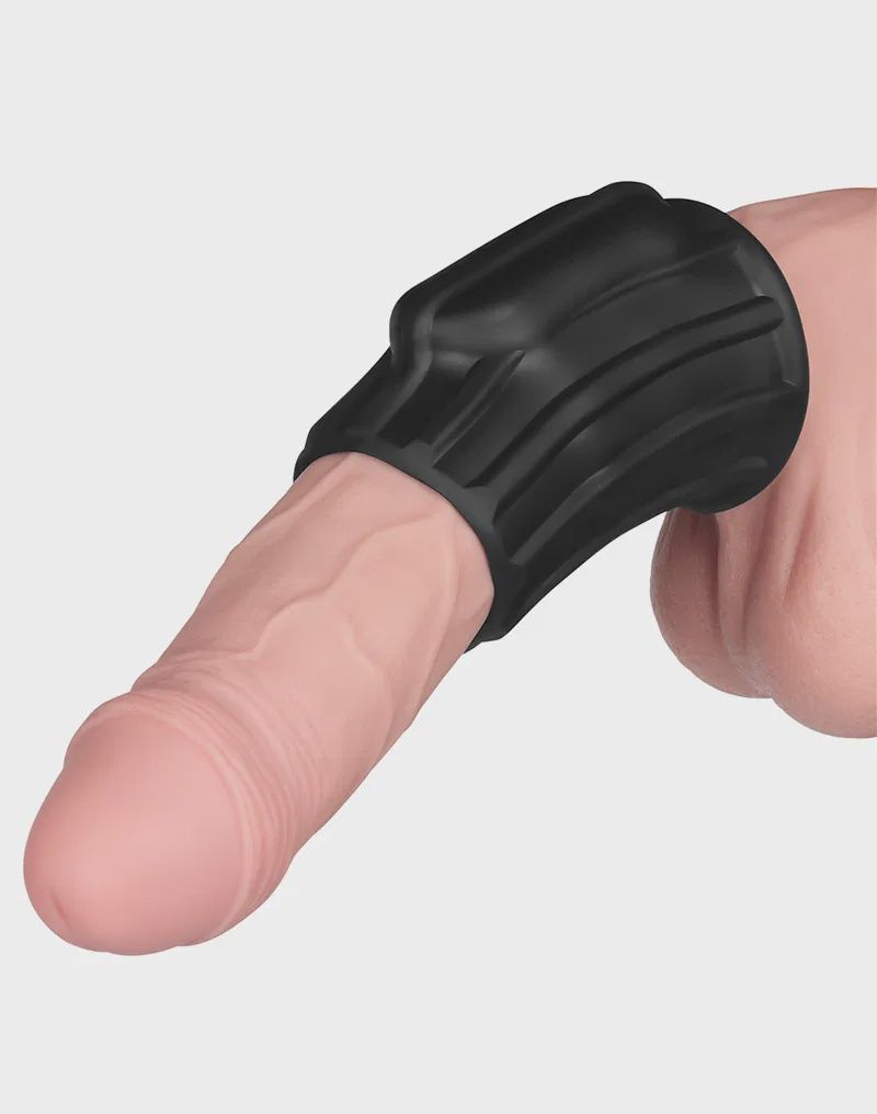LoveToy  Ridge Knights Ring  Vibrerende Penis Sleeve (Ø 3,7 cm)
