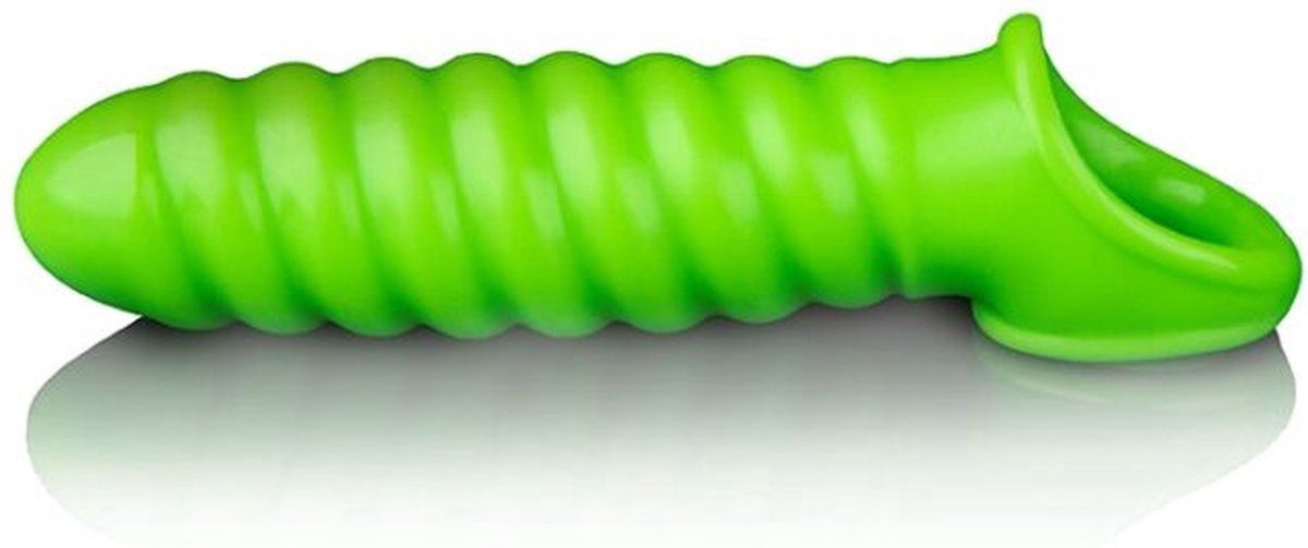 Swirl Stretchable Penis Sheath - Glow in the Dark