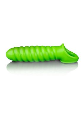 Swirl Stretchable Penis Sheath - Glow in the Dark