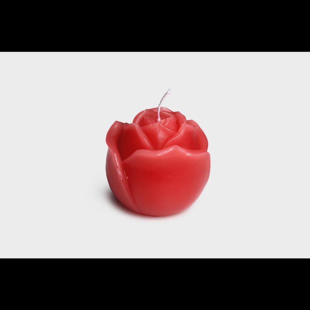 Flaming Rose - Drip Candle