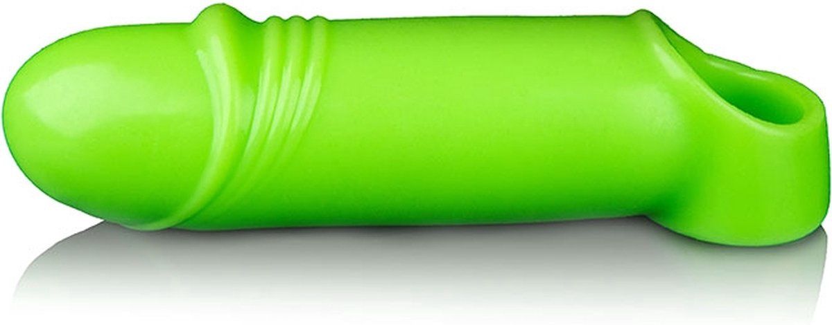 Smooth Thick Stretchy Penis Sheath - Glow in the Dark