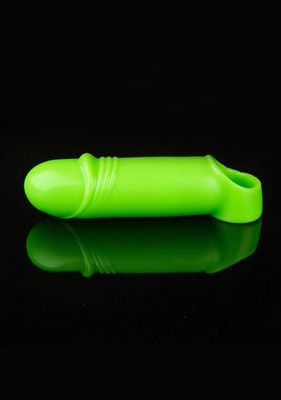 Smooth Thick Stretchy Penis Sheath - Glow in the Dark