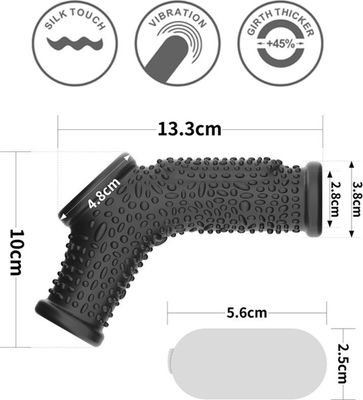 LoveToy - Drip Knights Ring  Vibrerende Penis en Scrotum Sleeve - Ø 2,8 cm