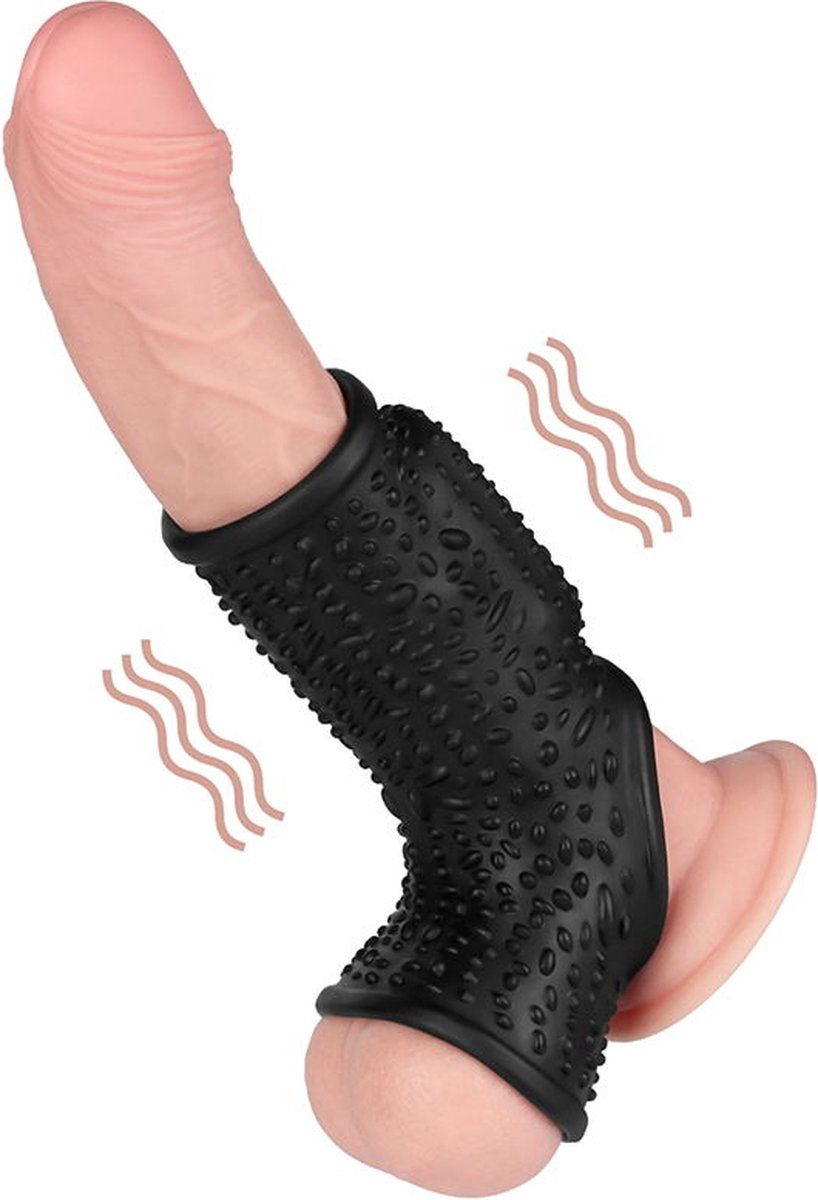 LoveToy - Drip Knights Ring  Vibrerende Penis en Scrotum Sleeve - Ø 2,8 cm