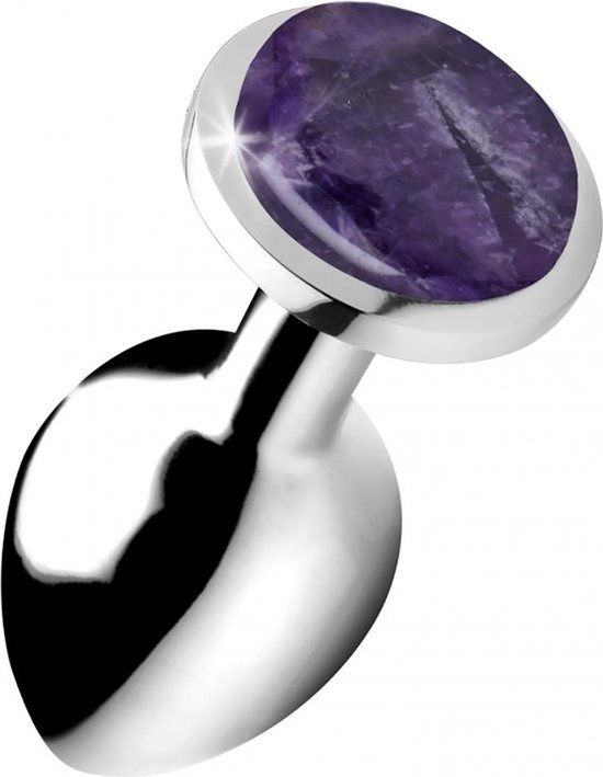 Gemstones Amethyst Gem Medium Anal Plug