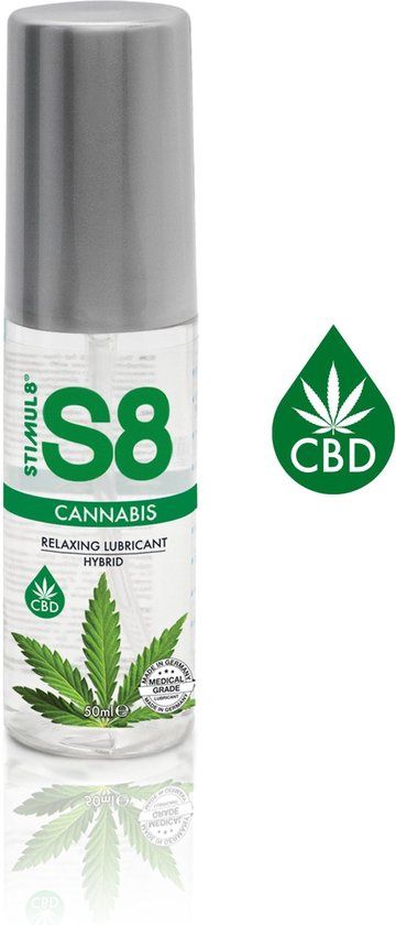S8 Hybrid Cannabis Lube 50ml  Hybride Glijmiddel