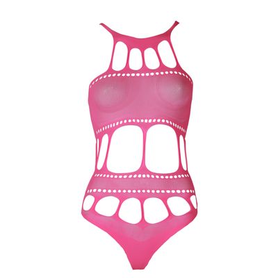 Body with Grecian Neckline - One Size - Neon Pink