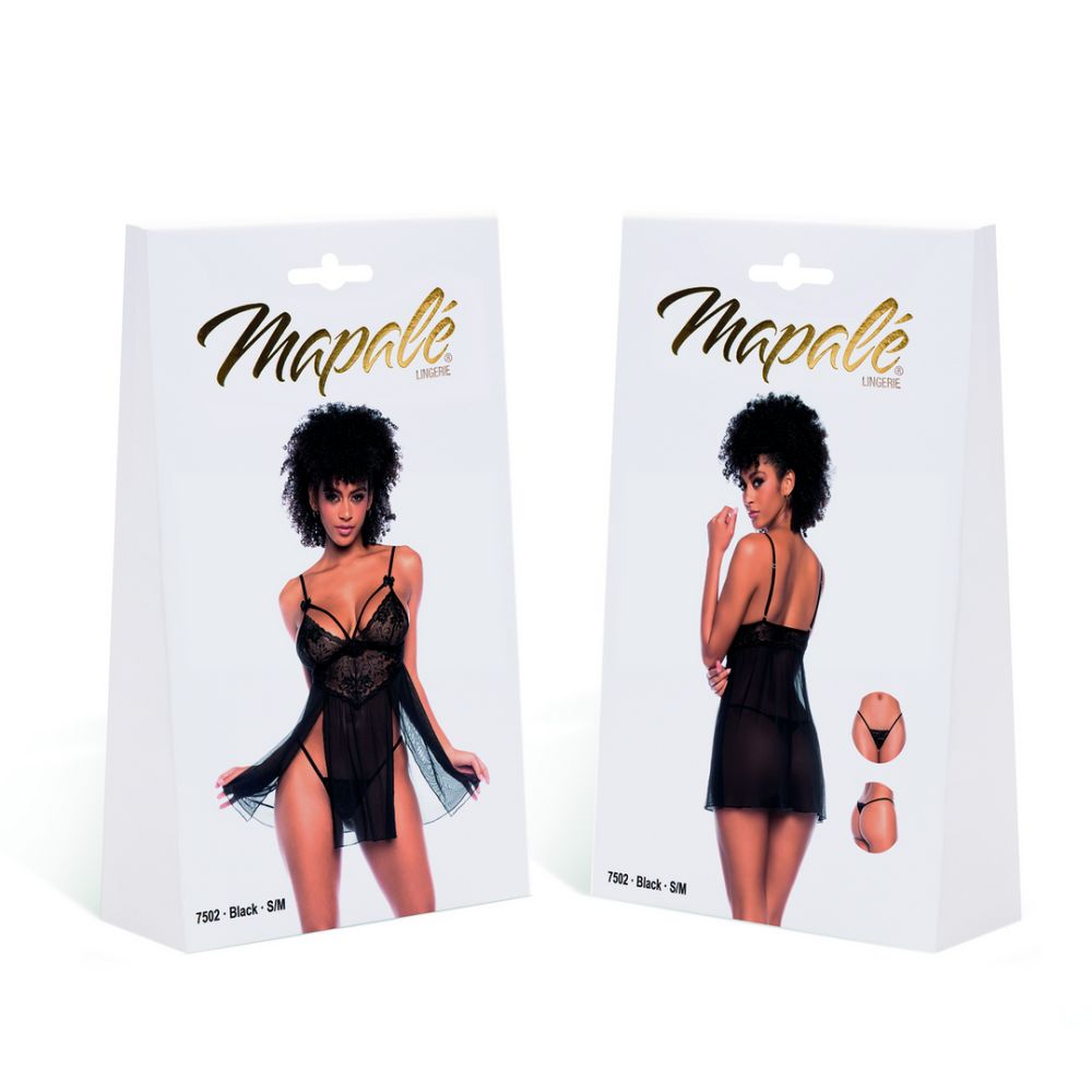 Babydoll zwart