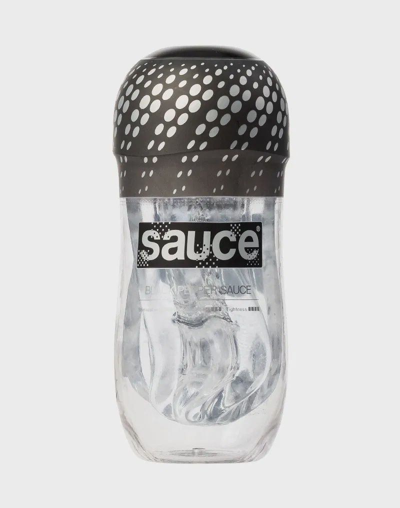 Sauce - Zwarte Peper Sauce Cup - Masturbatorhuls - Transparant