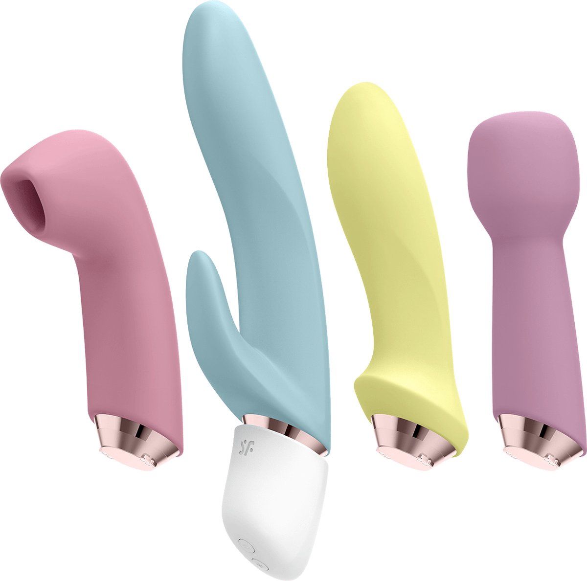 Satisfyer - Marvelous Four - Air Pulse + Vibrator Set - Multicolor