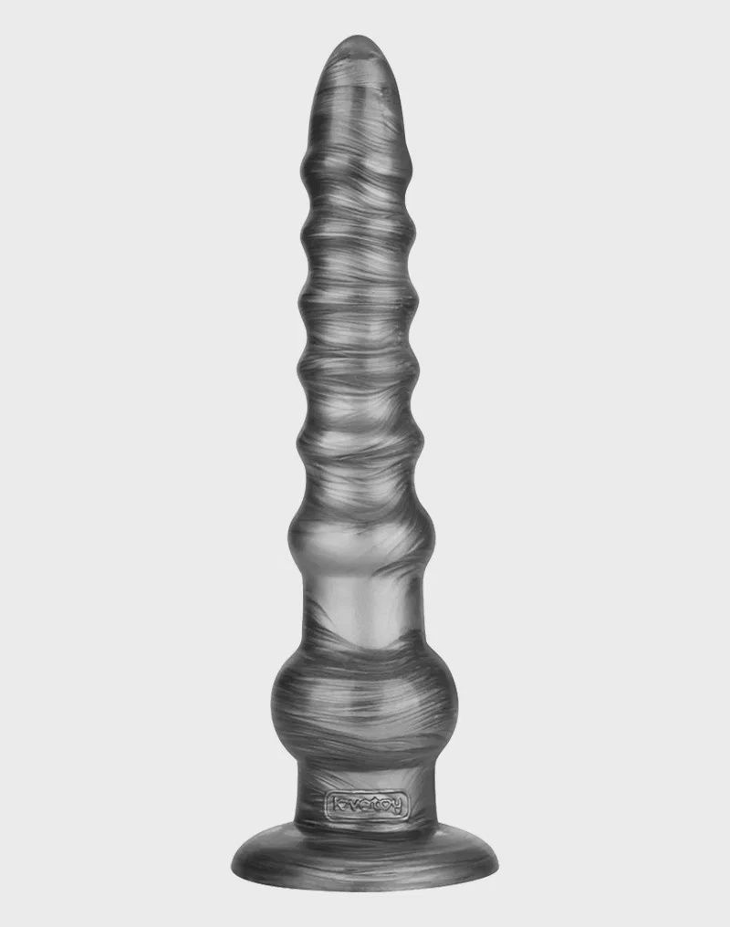 LoveToy - Kingsize Vibrerende Vibrax Slider 32 cm - Zilver