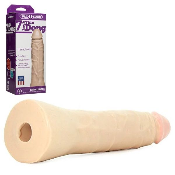 7" Vac-U-Lock Dildo by Doc Johnson