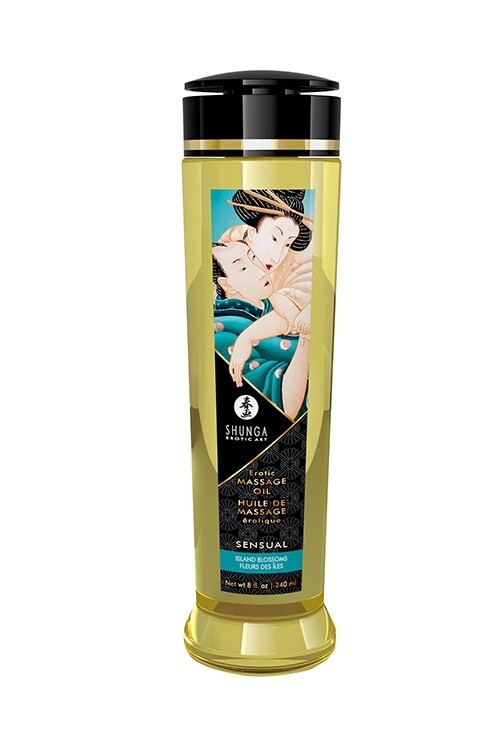 Shunga Erotic Massage Oil Sens. Island Blossom