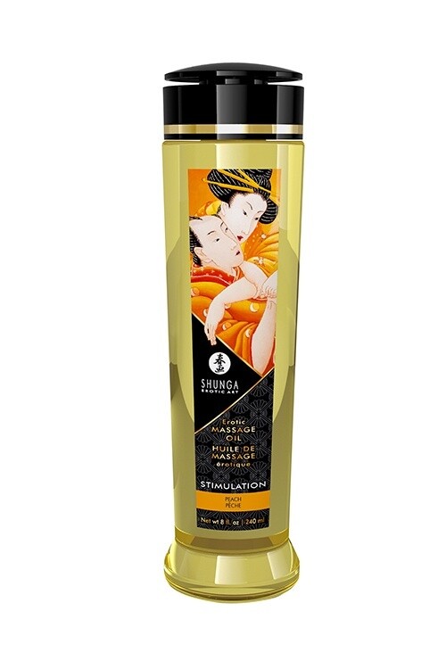 EROTIC MASSAGE OIL STIMULATION PEACH