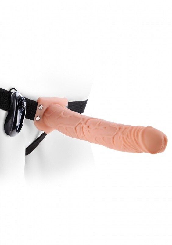 11" Vibrating Hollow StrapOn