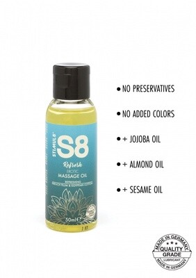 S8 Massage Oil 50ml French Plum  en amp Egyptian