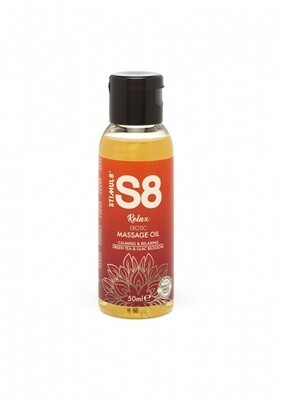 S8 Massage Oil 50ml Green Tea  en amp Lilac Blossom