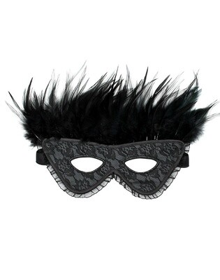 RIMBA - LUXE OOGMASKER MET VEREN 8121 Zwart