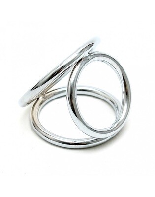 TRIANGEL COCK EN BALLS RINGS