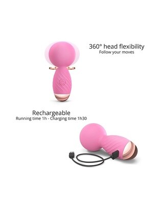 LOVE TO LOVE ITSY BITSY MINI WAND VIBRATOR ROZE