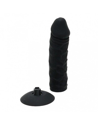 VERWISSELBARE DILDO MET ZUIGNAP 9149