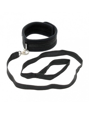 ZACHTE HALSBAND MET LEIDSEL