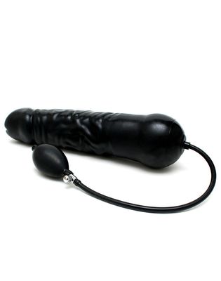 OPBLAASBARE XXL DILDO IN PENIS VORM MET MASSIEVE KERN