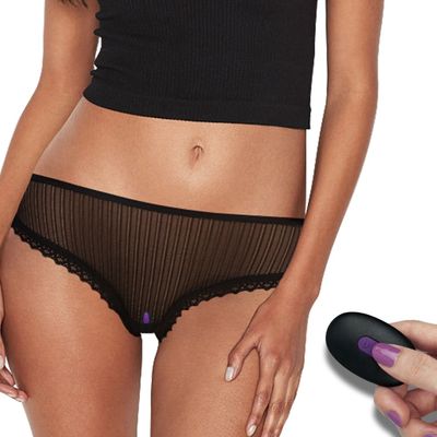 VIBRO PANTS IJOY OPLAADBARE AFSTANDSBEDIENING VIBREREND SLIPJE