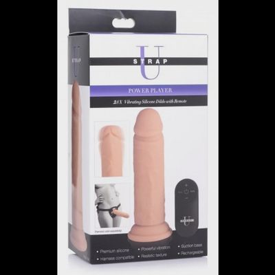 Power Player Vibrerende dildo met afstandsbediening