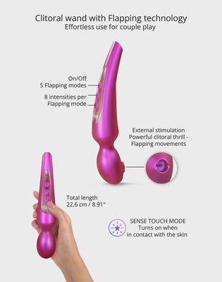 Love to Love - Pleaser - Wandvibrator - Iridescent Berry