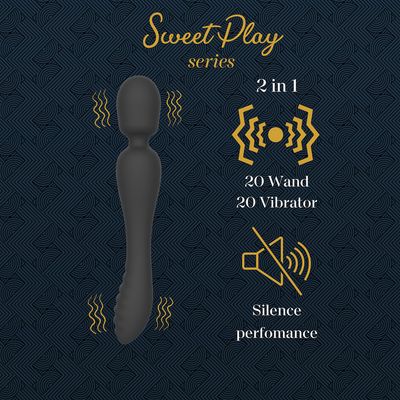 Erospace Sweetplay 2 In 1 Wandmassager en G-Spot Vibrator