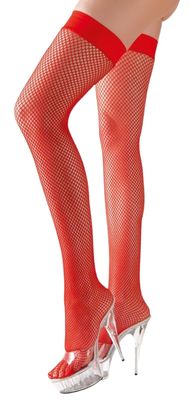 Cottelli Collection Sexy Kousen met Visnet  Rood