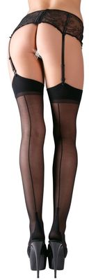 Cottelli  Net Kousen met Clip Strip voor Hoge Hakken