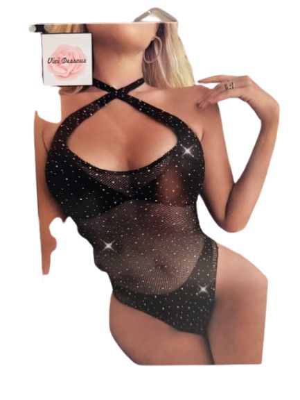 Vivi Dessous Sparkle Mesh Body