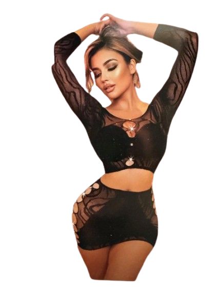 Vivi Desouss 2pc Lace Skirt Set