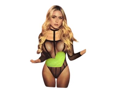 Vivi Dessous Mysterious Neon Fishnet Body