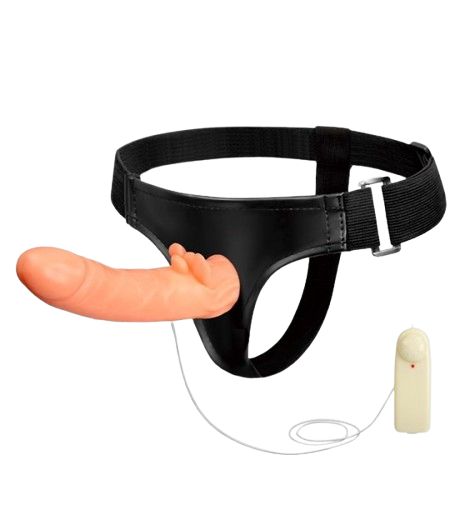 Ultra Passionate Harness Met Vibrerende Dildo