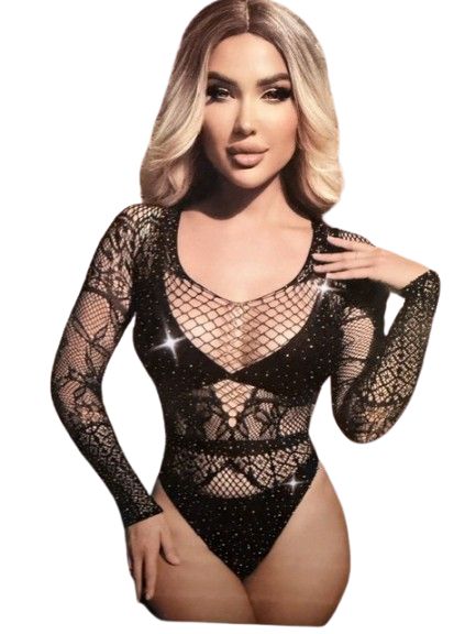 Vivi Dessous Mystique Lace Mesh Teddy