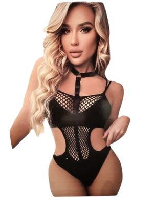 Vivi Dessous Midnight Desire Mesh Teddy