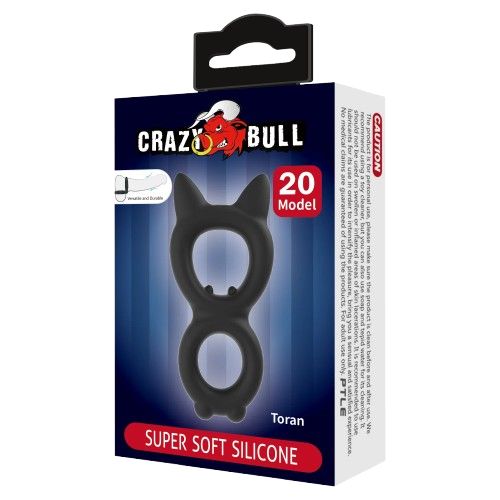 Crazy Bull - Toran - Cock Ring - Model 20 - Zwart