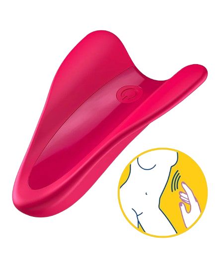 Satisfyer High Fly VingerVibrator - Red