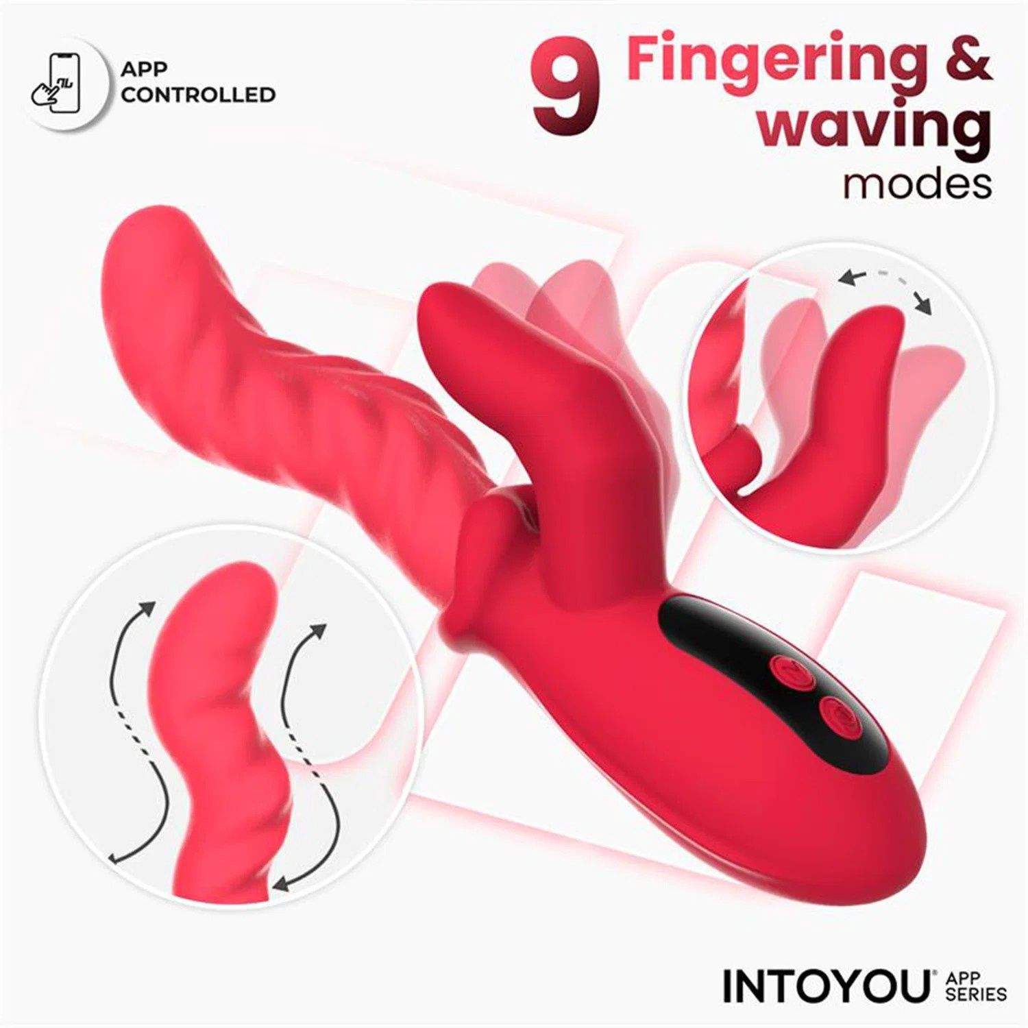 IY - Tingly - Vibrator en vinger met app-bediening